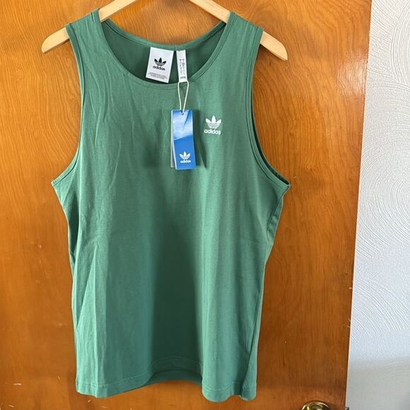 Adidas Tank Top Mens Small Green - Picture 1 of 2